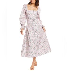 Olivia Rubin Mint Candy Floral Willow Maxi Dress